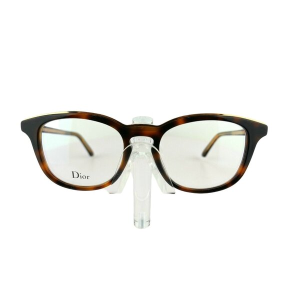DIOR MONTAIGNE 40 (C9C) Havana Crystal 49-18-145  Eyeglass Frames - Picture 2 of 6